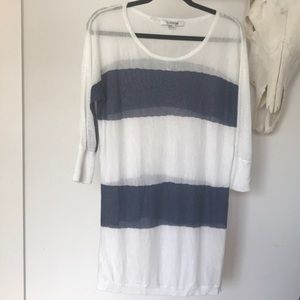 Color block Coverup/top